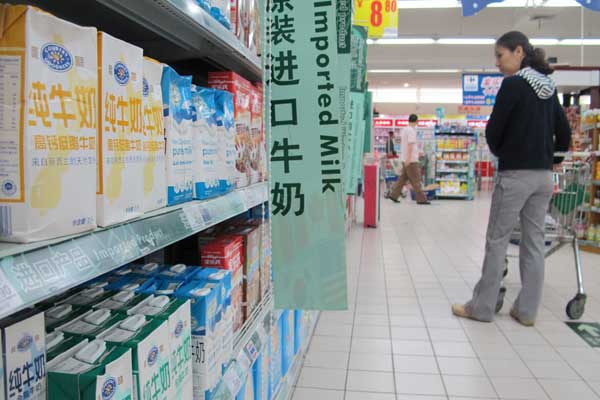 Worried parents drive imported milk sales