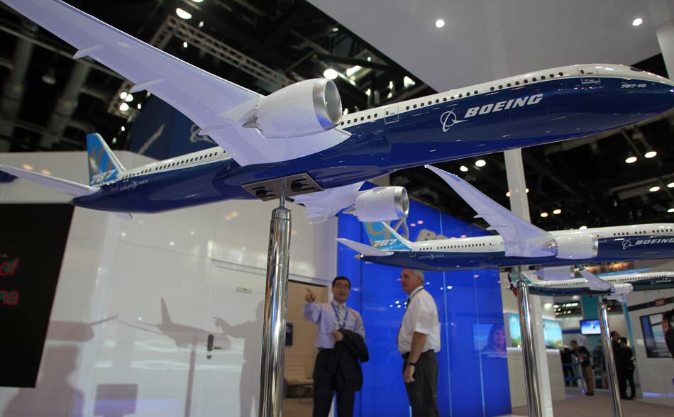 Shining models at 15th Aviation Expo China