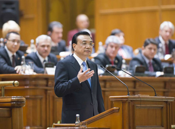 Premier Li sees bigger role for China in Romanian infrastructure