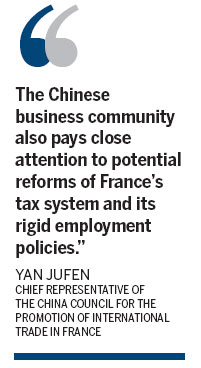 Hollande courts Chinese investors to boost economy
