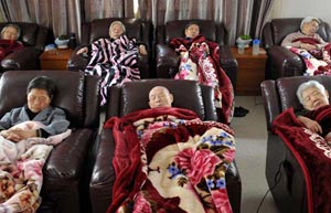 China to insure elderly homes