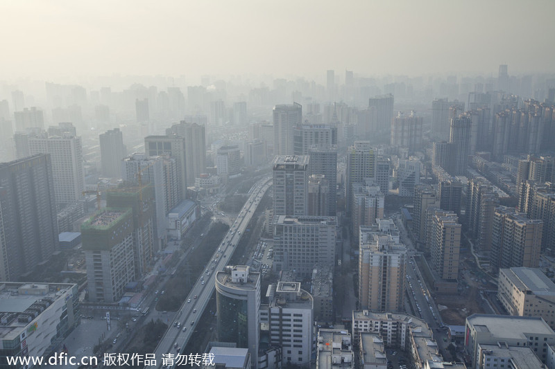 Top 10 Chinese cities with worst air quality