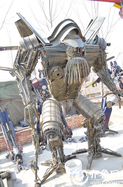 Junk transformed into transformers