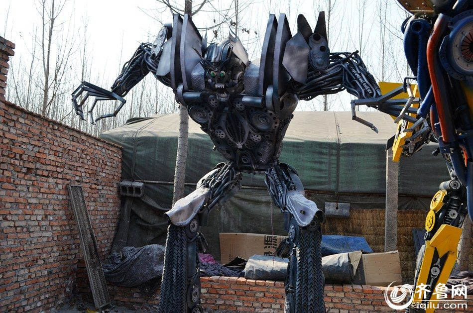 Junk transformed into transformers