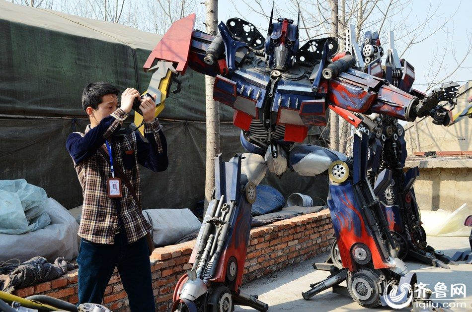 Junk transformed into transformers