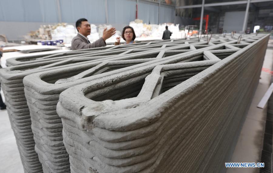 3D-printed houses built in Shanghai