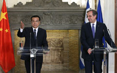 Chinese, Greek PMs meet to enhance ties, cooperation