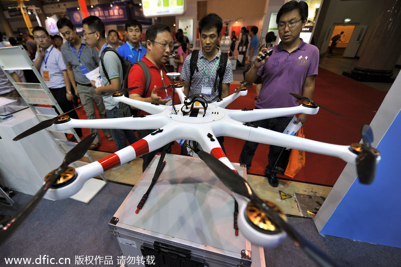 Largest domestic UAV exhibition ends Friday