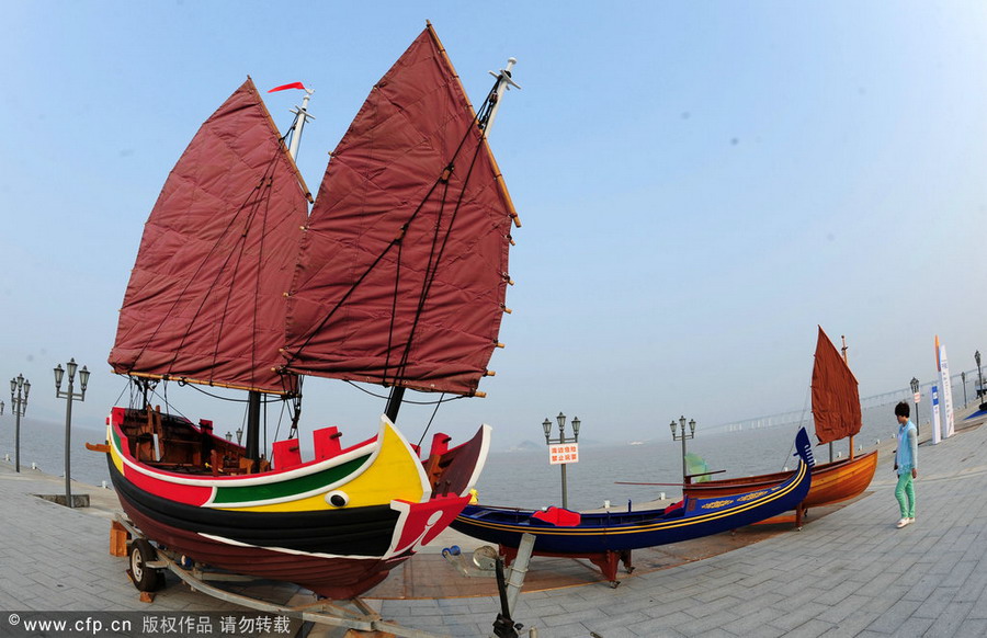 Zhoushan intl boat show under way