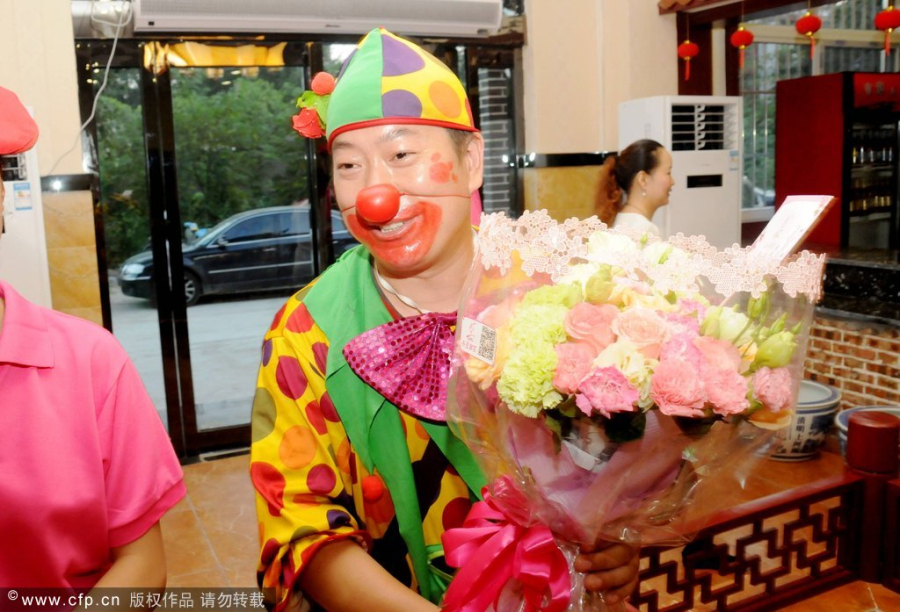 Florist clown makes success out of small business