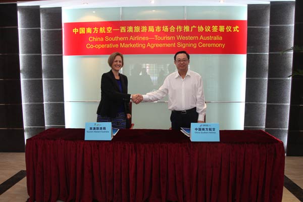 China Southern, Western Australia renew tourism pact