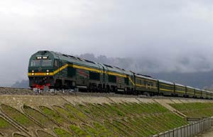 Passenger transport starts on Tibet's new railway