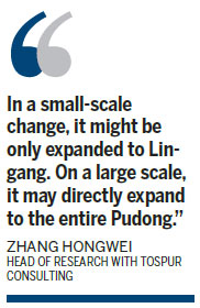 Premier says Shanghai free trade zone can 'push the boundaries'