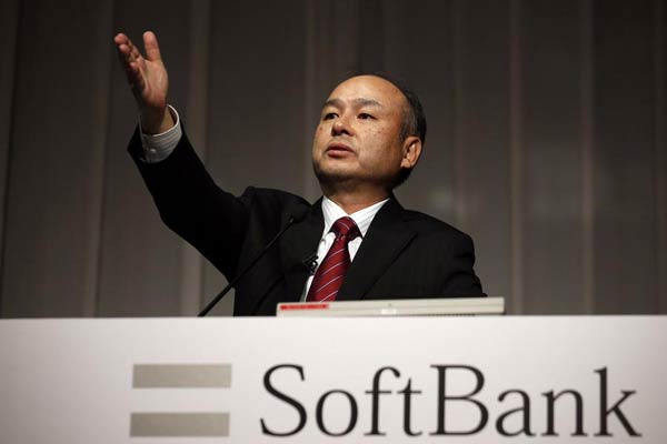 SoftBank shares fall after Alibaba lists in New York