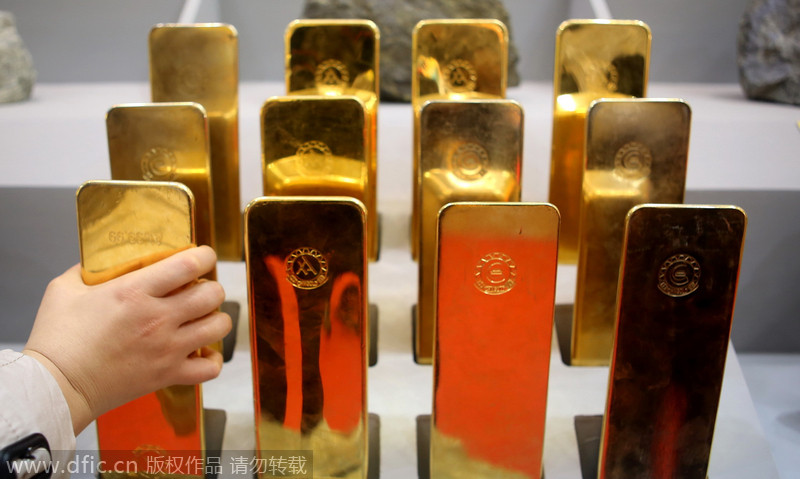 Gold shines at mining expo