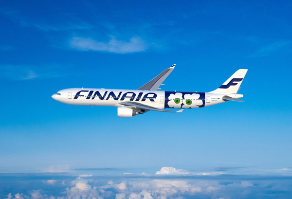 Finnair's designer plane to take-off