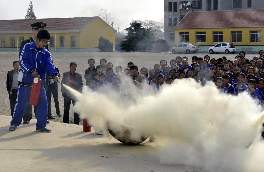 Fire fighting drills held across China