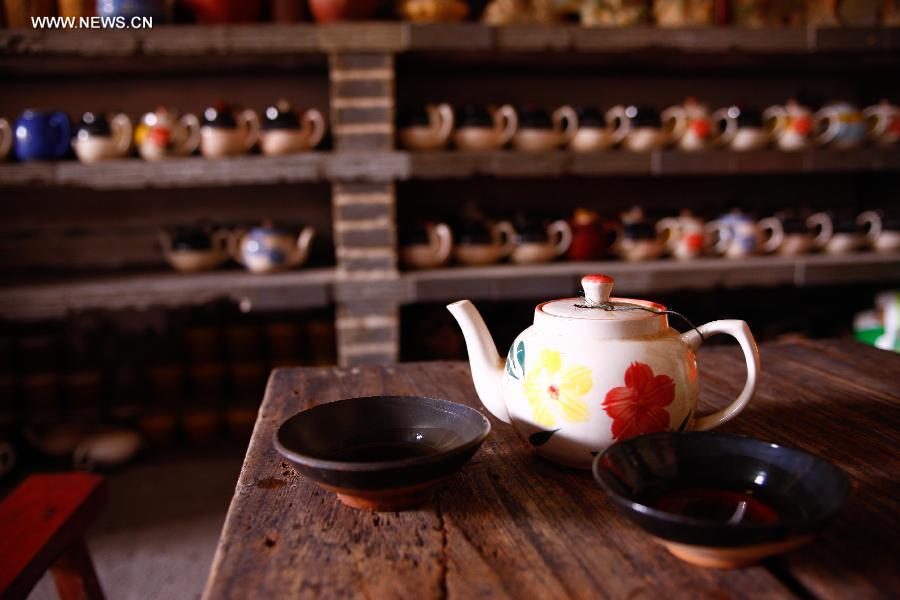 Old fashioned tea house seen in Anhui