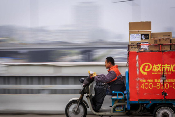 China's express deliveries increase by 52%
