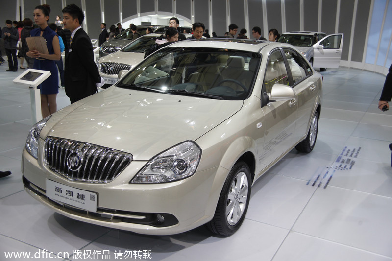 Top 10 best-selling cars in Chinese mainland in 2014