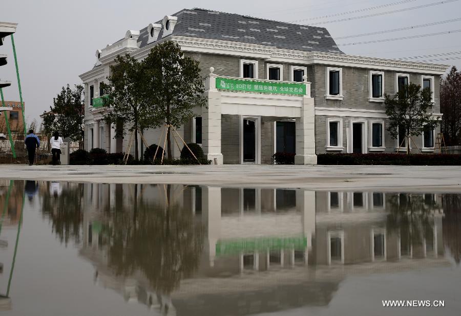 3D printed houses seen in China's Suzhou