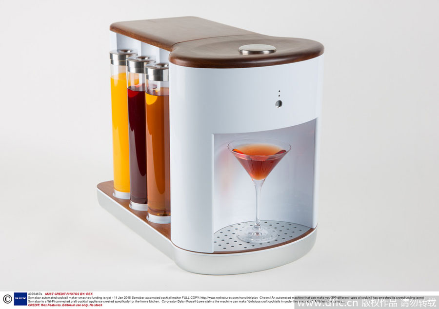 Automatic bartender machine invented