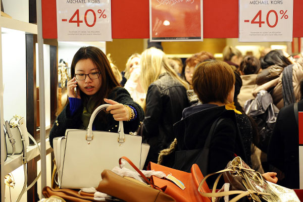 Le shopping with a Chinese twist