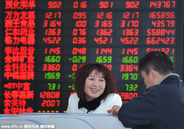 Shanghai index surges to 7-year high