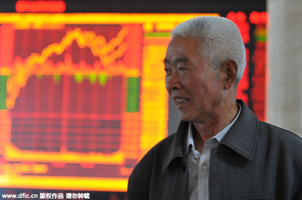 Chinese stocks rebound, continuing 7-year high