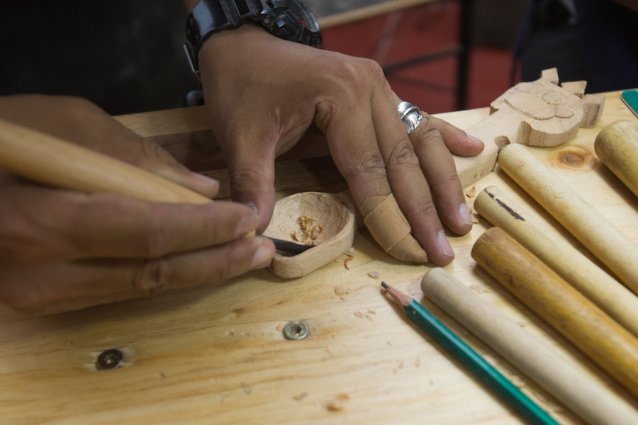 Wood working duo passes on valuable skills