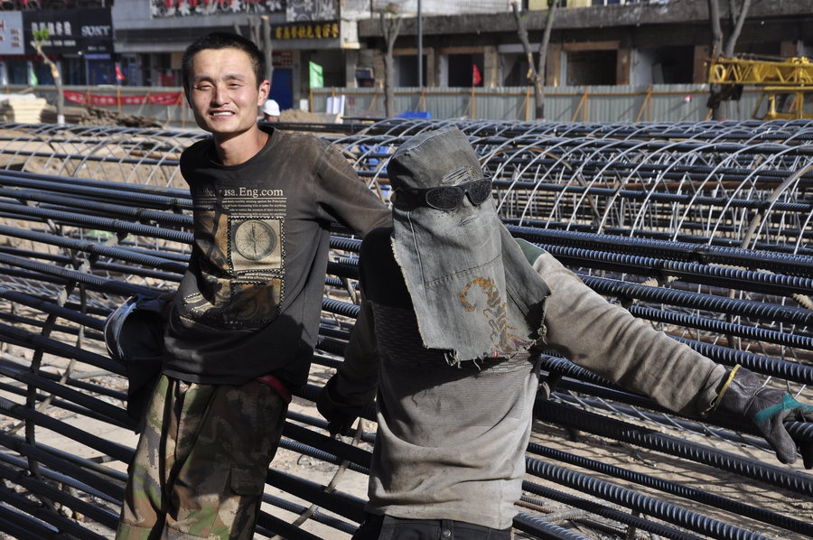 Welders work hard to make a living