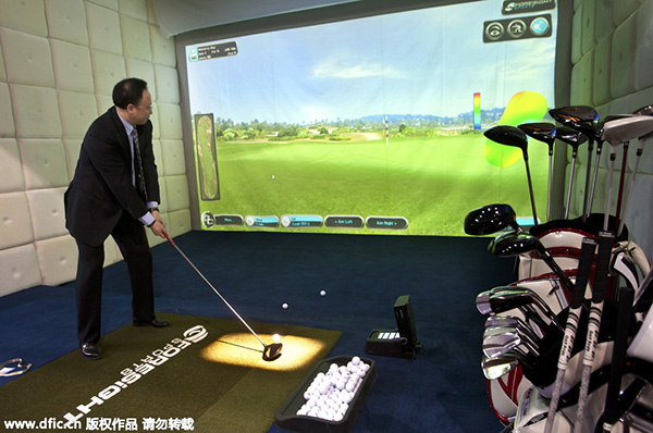 Indoor golf driving boom in the industry