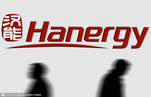 HK regulator tells bourse to keep Hanergy shares suspended