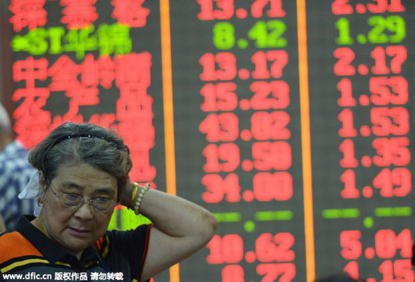 China stocks rise 3.44% on Wednesday