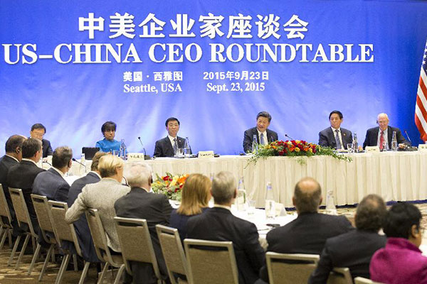 Chinese president reassures US business leaders on economy