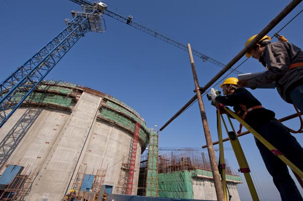 China has world's largest nuclear power capacity under construction