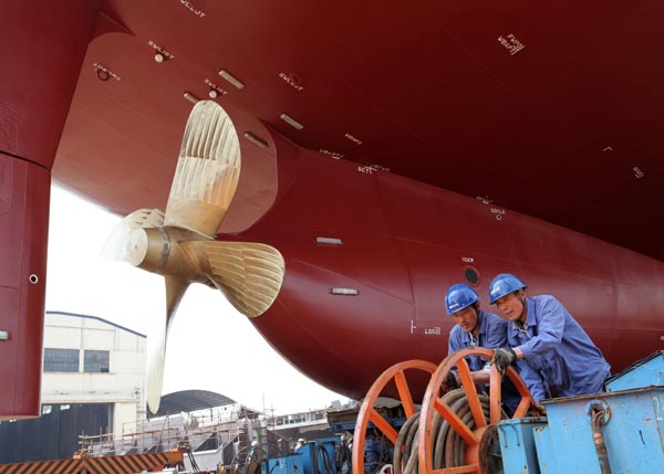 Rough seas ahead for struggling shipyards in China
