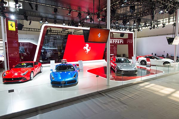 Glittering new array shows Ferarri's commitment to China