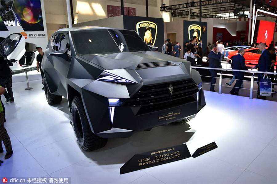 Top 10 luxury cars at Beijing auto show