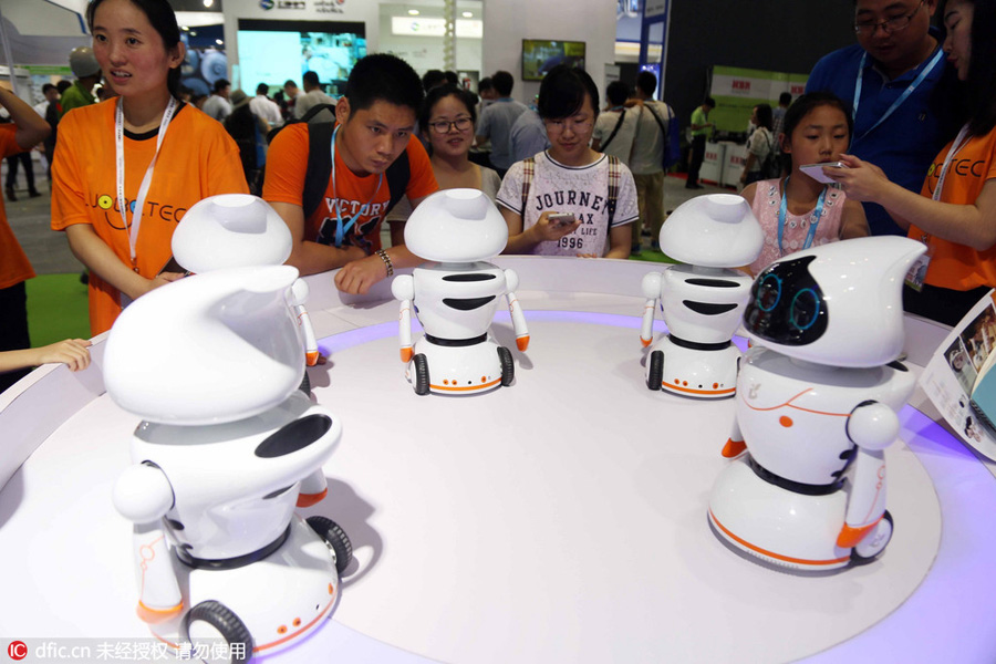 Robots of the future at Shanghai robot show