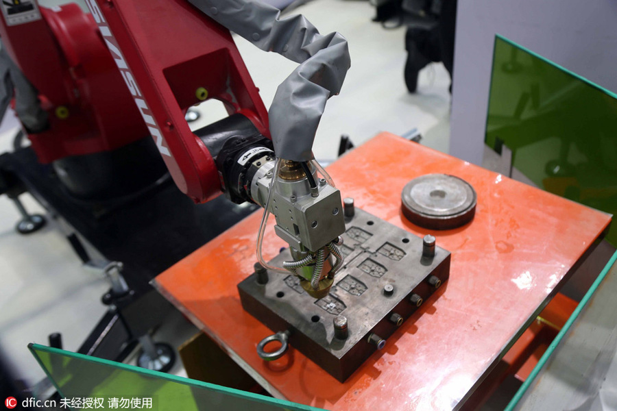 Robots of the future at Shanghai robot show