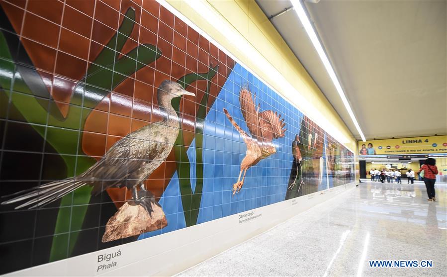 Rio's key Olympic transport metro line uses China-made trains