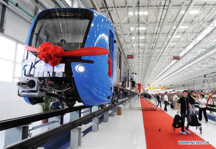 Rio's key Olympic transport metro line uses China-made trains