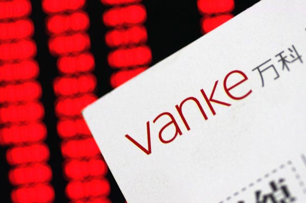 Vanke shares continue ascent