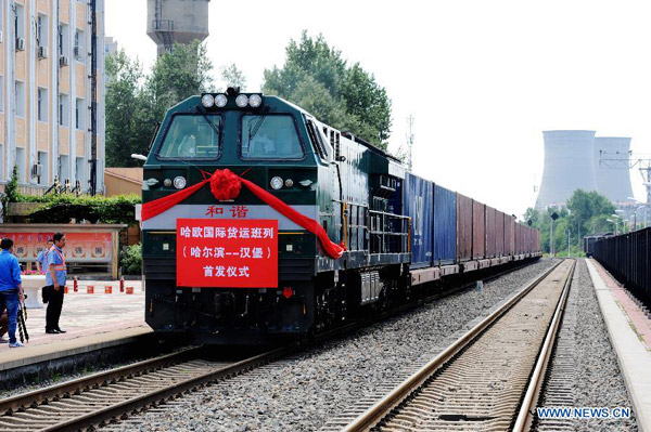 China-Europe cargo trains create wealth