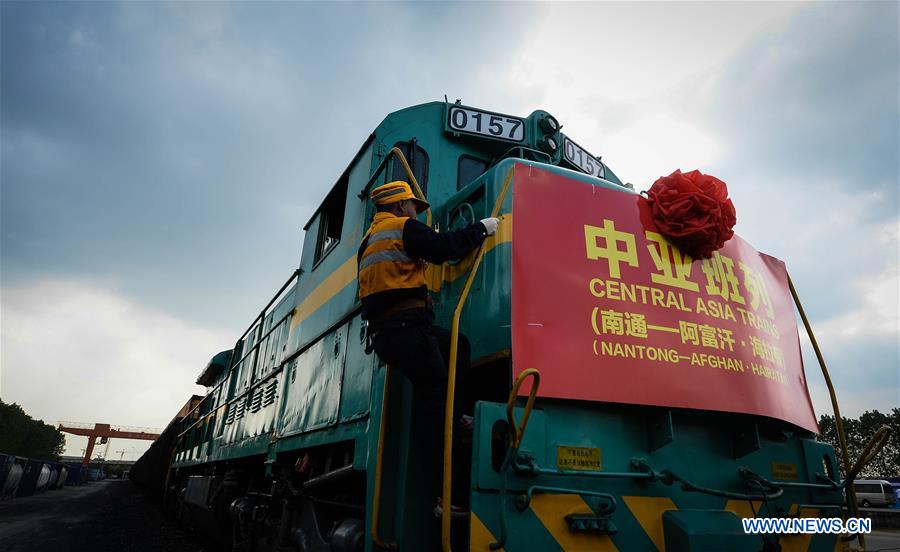 Central Asia freight train service starts