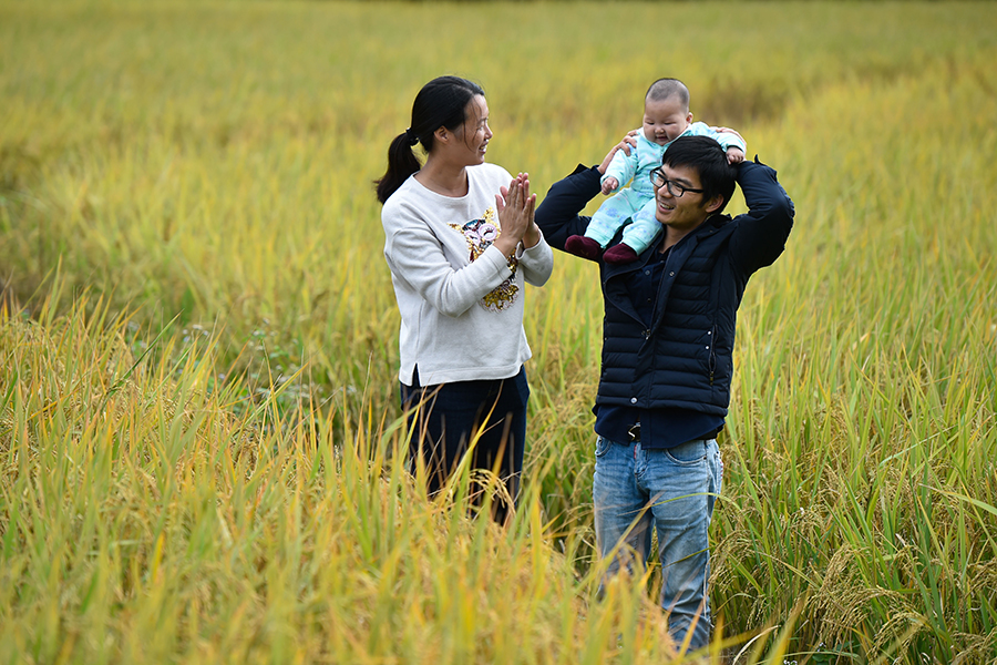 Young couple choose village life over big city