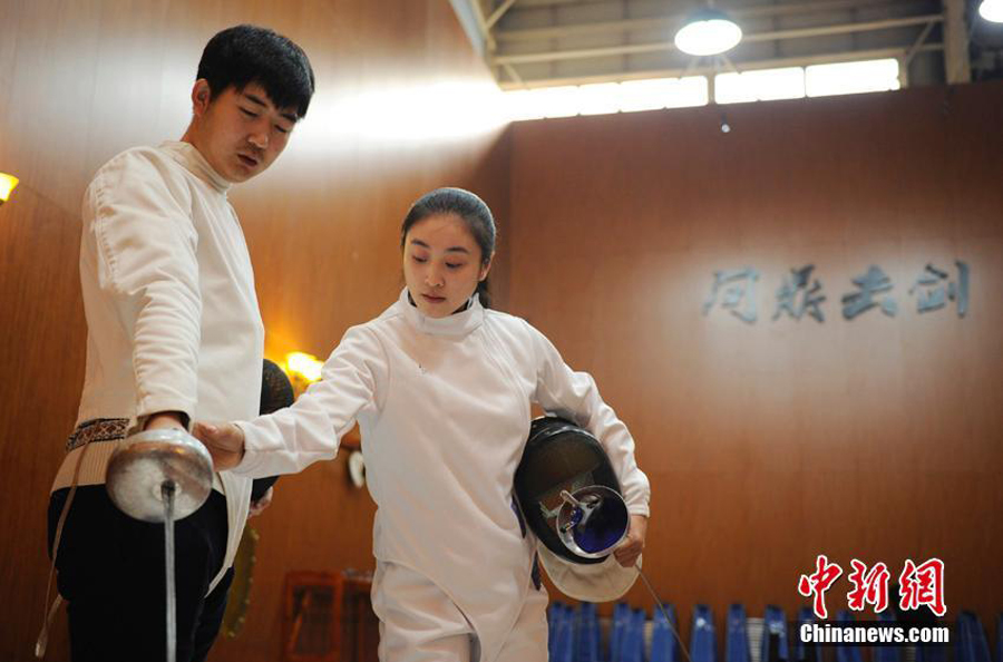 Blazing a new path in fencing