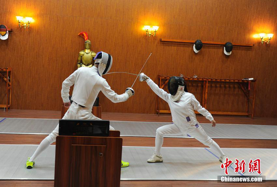 Blazing a new path in fencing