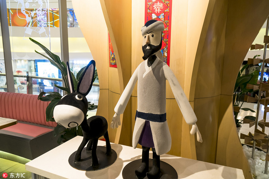 First Chinese cartoon characters theme shop opens in Shanghai